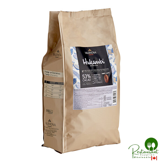 Valrhona Hukambi 53% Milk Chocolate Feve 6.6 lb.