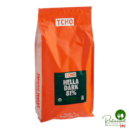 TCHO Hella Dark 81% Dark Chocolate Hexagons 6.6 lb.