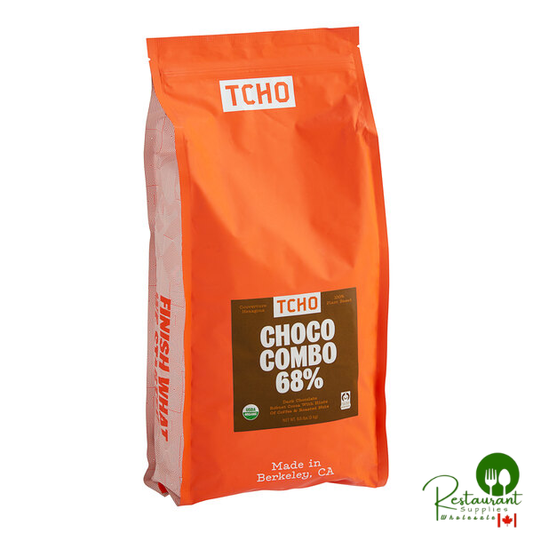 TCHO Choco Combo 68% Dark Chocolate Hexagons 6.6 lb. - 3/Case