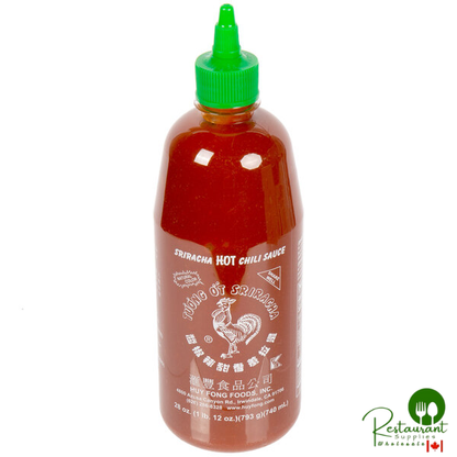Huy Fong 28 oz. Sriracha Hot Chili Sauce - 12/Case