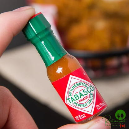 TABASCO® .125 fl. oz. Original Hot Sauce Mini Bottles - 144/Case