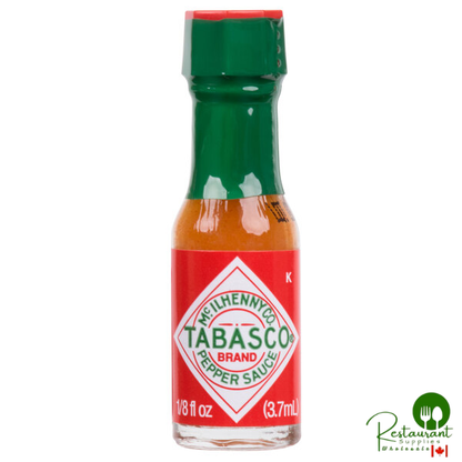 TABASCO® .125 fl. oz. Original Hot Sauce Mini Bottles - 144/Case