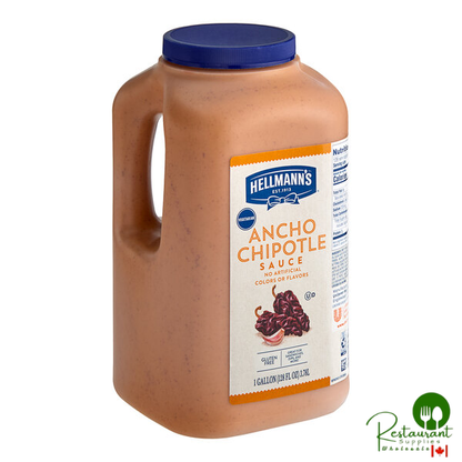Hellmann's 1 Gallon Real Ancho Chipotle Sauce - 2/Case