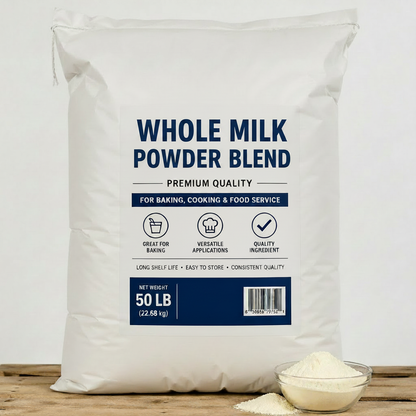 Whole Milk Powder Blend 50 LB white bag