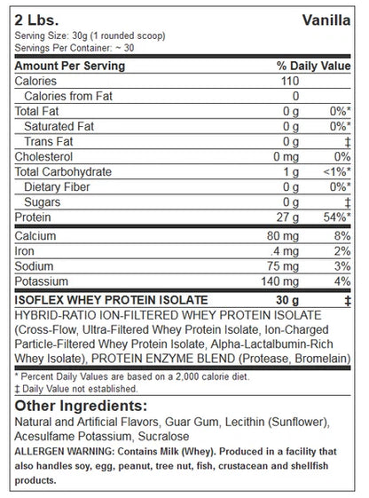 Allmax Nutrition IsoFlex Protein 2 Lbs
