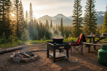 Heavy Duty Single Burner Propane Outdoor Stove - 275,000 BTU | B-5350 Gas-1