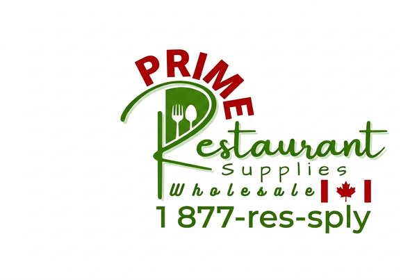 Logo with a white fork and spoon inside the green-filled open space of the R