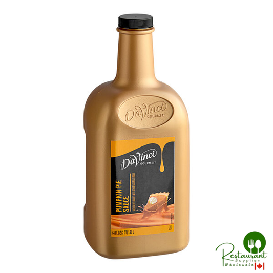 DaVinci Gourmet Pumpkin Pie Flavoring Sauce 64 fl. oz. - 6/Case
