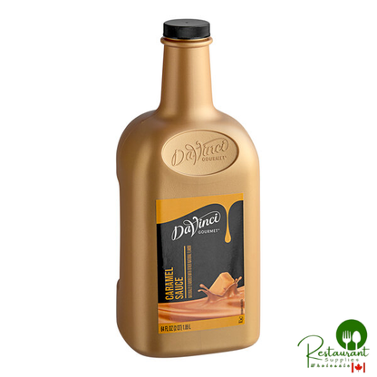 DaVinci Gourmet Caramel Flavoring Sauce 64 fl. oz. - 6/Case