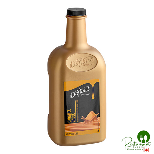 DaVinci Gourmet Caramel Flavoring Sauce 64 fl. oz. - 6/Case