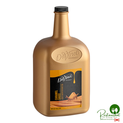 DaVinci Gourmet Caramel Flavoring Sauce 128 fl. oz. - 4/Case