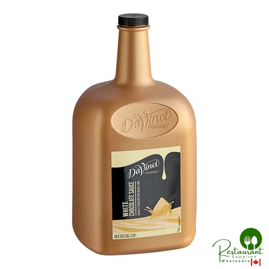 DaVinci Gourmet White Chocolate Flavoring Sauce 128 fl. oz. - 4/Case