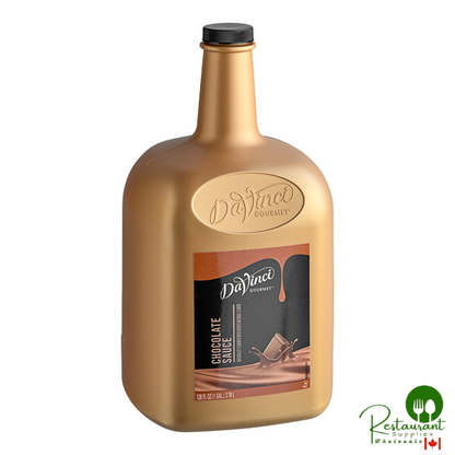 DaVinci Gourmet Chocolate Flavoring Sauce 128 fl. oz. - 4/Case