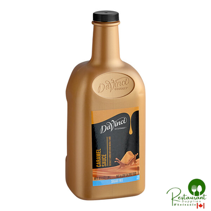 DaVinci Gourmet Sugar-Free Caramel Flavoring Sauce 64 fl. oz. - 6/Case