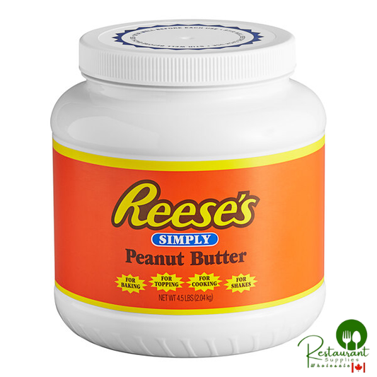 REESE'S All-Natural Peanut Butter Sauce Jar 4.5 lb. - 6/Case