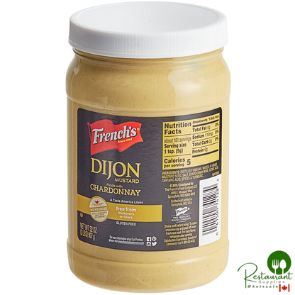 French's Dijon Mustard 32 oz. - 6/Case