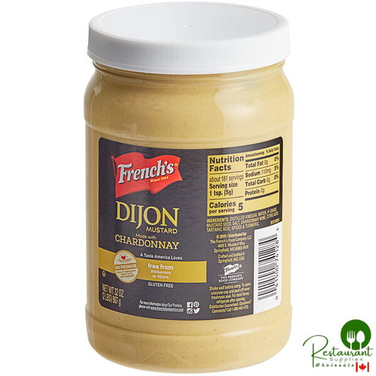 French's Dijon Mustard 32 oz. - 6/Case
