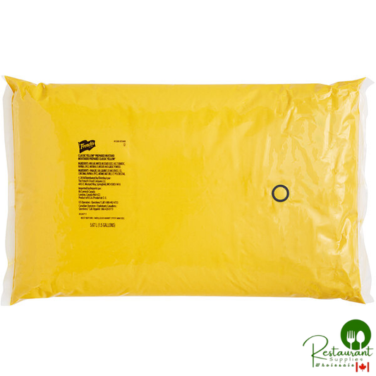 French's 1.5 Gallon Yellow Mustard Dispensing Pouch with Fitment - 2/Case