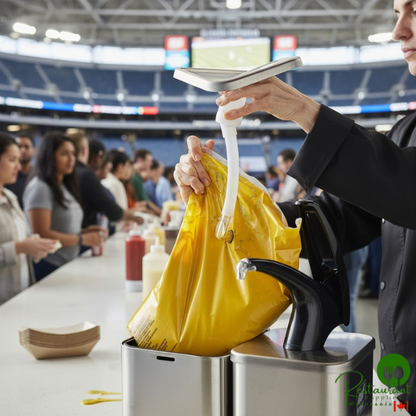 French's 1.5 Gallon Yellow Mustard Dispensing Pouch with Fitment - 2/Case