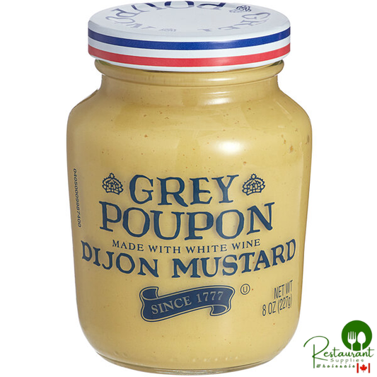 Grey Poupon Dijon Mustard 8 oz. Jar - 12/Case