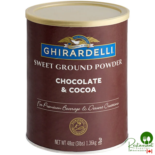 Ghirardelli 3 lb. Sweet Ground Chocolate & Cocoa Powder
