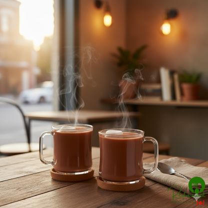 Ghirardelli Double Chocolate Hot Cocoa Mix 10.5 oz. - 6/Case