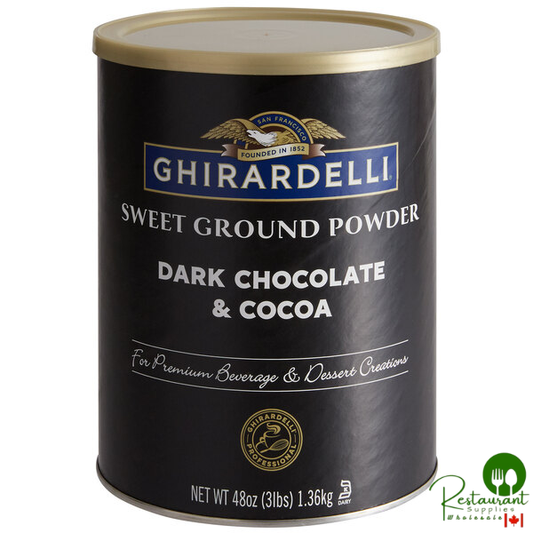 Ghirardelli 3 lb. Sweet Ground Dark Chocolate & Cocoa Powder