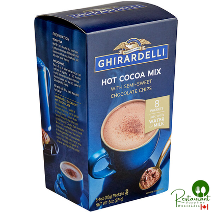 Ghirardelli Hot Cocoa Mix with Chocolate Chips Packets - 48/Case