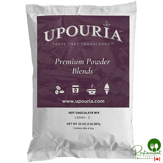 UPOURIA® Gourmet Hot Chocolate Mix 2 lb. - 6/Case