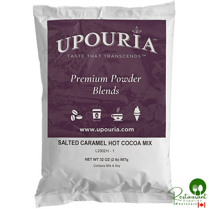 UPOURIA® Salted Caramel Hot Chocolate Mix 2 lb. - 6/Case