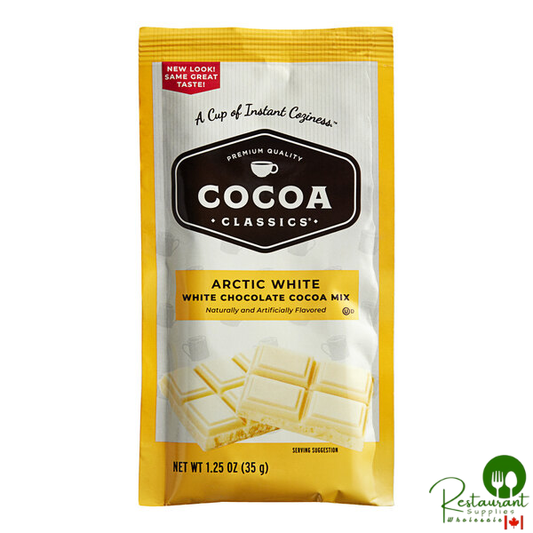 Cocoa Classics Arctic White Chocolate Cocoa Mix Packet - 72/Case