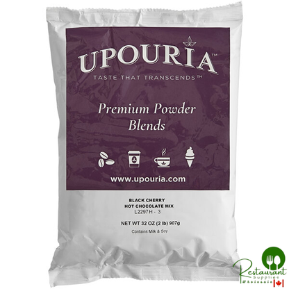 UPOURIA® Black Cherry Hot Chocolate Mix 2 lb. - 6/Case