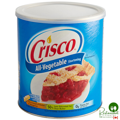 Crisco 48 oz. Regular All Vegetable Shortening - 12/Case