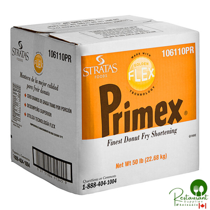 Stratas Primex Golden Flex Donut Fry Shortening 50 lb.