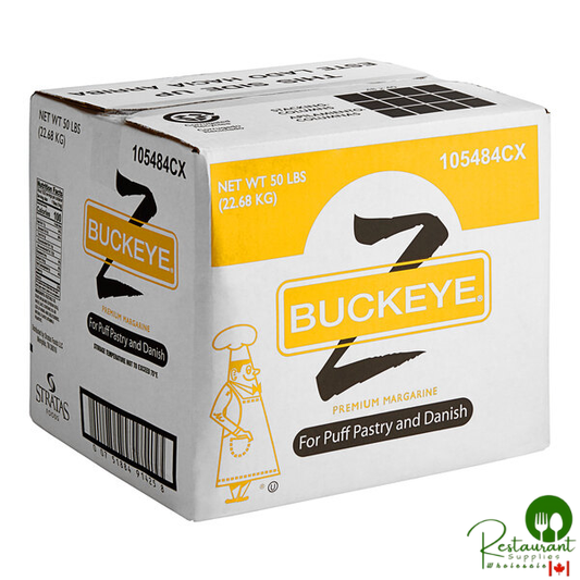 Stratas Buckeye Z Puff Pastry and Danish Margarine Shortening 50 lb.