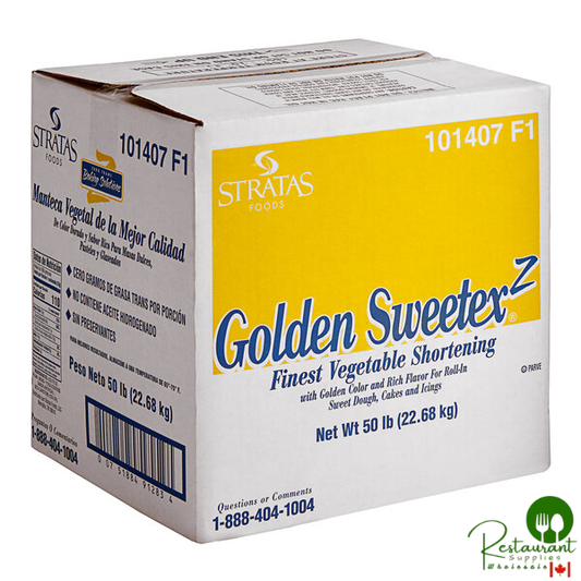 Stratas Golden Sweetex Z Roll-In Shortening 50 lb.