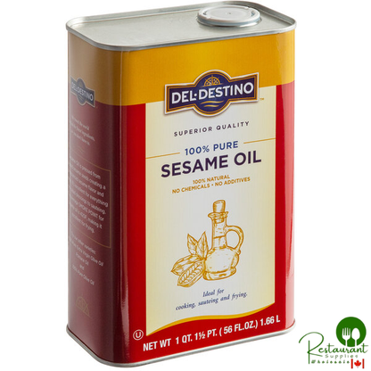 Del Destino 100% Pure Sesame Oil 1.66 Liter - 10/Case