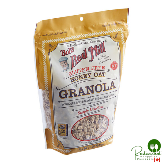 Bob's Red Mill Gluten-Free Honey Oat Granola 12 oz. - 4/Case