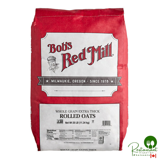 Bob's Red Mill 25 lb. Extra-Thick Whole Grain Rolled Oats