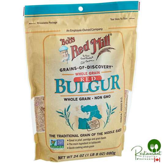 Bob's Red Mill Whole Grain Red Bulgur Wheat 24 oz. - 4/Case