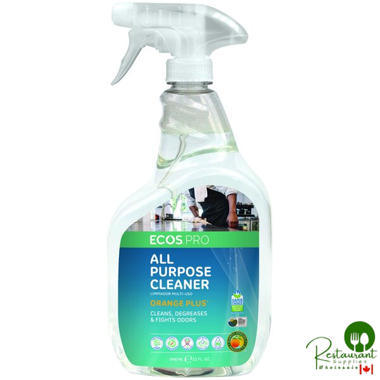 ECOS PL9706/6 Pro 32 fl. oz. Orange Plus Scented All-Purpose Cleaner Spray Bottle - 6/Case
