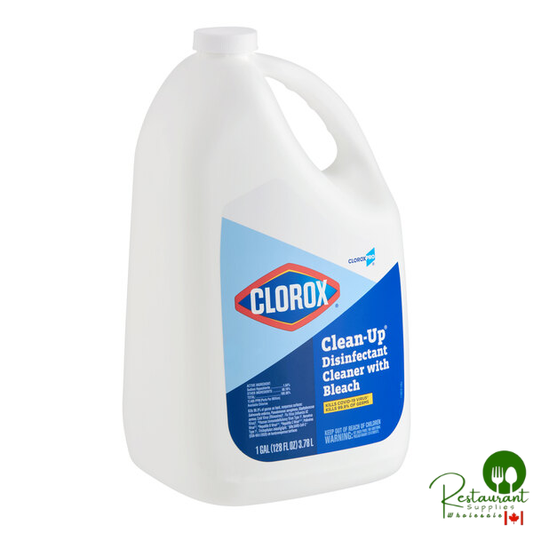 CloroxPro Clorox Clean-Up CLO35420CT 1 Gallon Disinfectant Cleaner with Bleach - 4/Case
