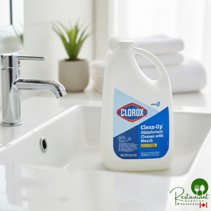 CloroxPro Clorox Clean-Up CLO35420CT 1 Gallon Disinfectant Cleaner with Bleach - 4/Case