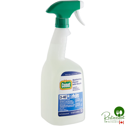 Comet 75350 Disinfecting Cleaner with Bleach Ready-to-Use Spray 32 fl. oz. - 6/Case