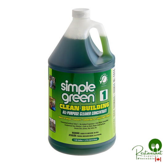 Simple Green Clean Building 1210000211001 1 Gallon Concentrated All-Purpose Cleaner - 2/Case