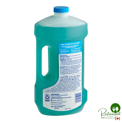 Mr. Clean 10725 64 fl. oz. 2X Concentrated Multi-Surface Cleaner with Febreze Meadows and Rain Scent - 4/Case