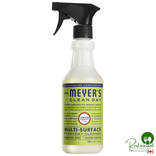 Mrs. Meyer's Clean Day 373223 16 fl. oz. Lemon Verbena All Purpose Multi-Surface Cleaner - 6/Case
