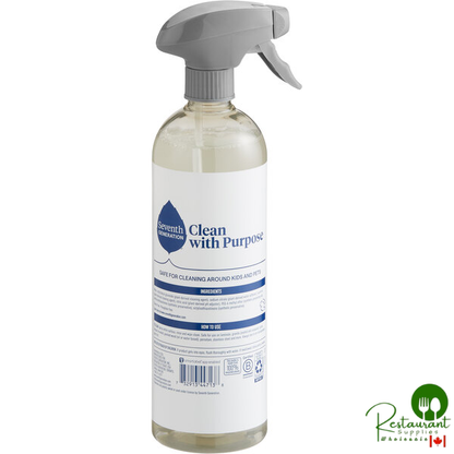 Seventh Generation 44713 Free & Clear 23 oz. All-Purpose Cleaner - 8/Case
