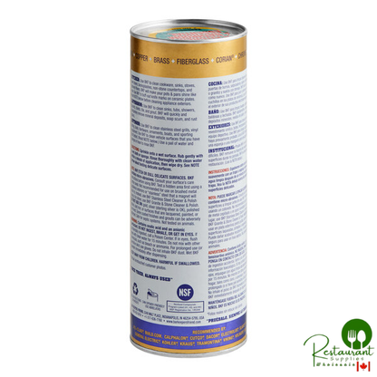 Bar Keepers Friend 11514 21 oz. All-Purpose Cleaning Powder - 12/Case