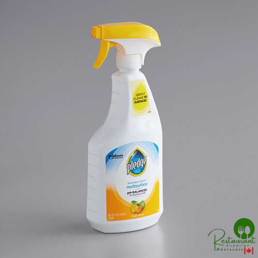 SC Johnson Pledge® 336283 25 oz. Multisurface pH-Balanced Citrus Cleaner - 6/Case